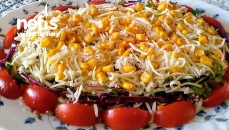 Kaşar Peynirli Salata