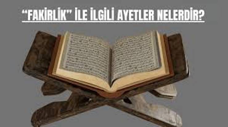 Kuranda Geçen Fakirlik İle İlgili Ayetler
