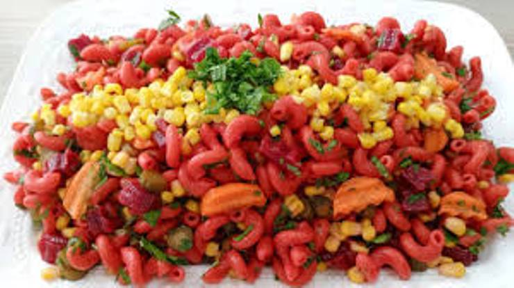 Pancarlı Makarna Salatası
