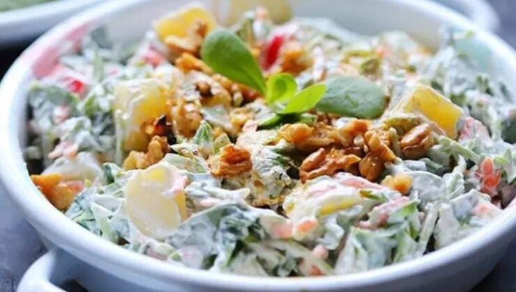 Patatesli Semizotu Salatası