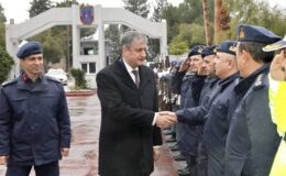 Vali Mustafa Yavuz İl Jandarma Komutanlığını Ziyaret Etti