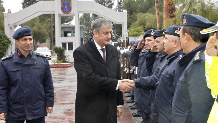 Vali Mustafa Yavuz İl Jandarma Komutanlığını Ziyaret Etti