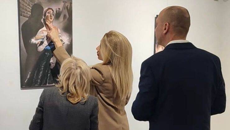 Belgrad’da Türk Sanatı Rüzgârı Aslıhan Çiftgül Sergisi Açıldı