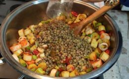 Pırasalı Mercimek Yemeği