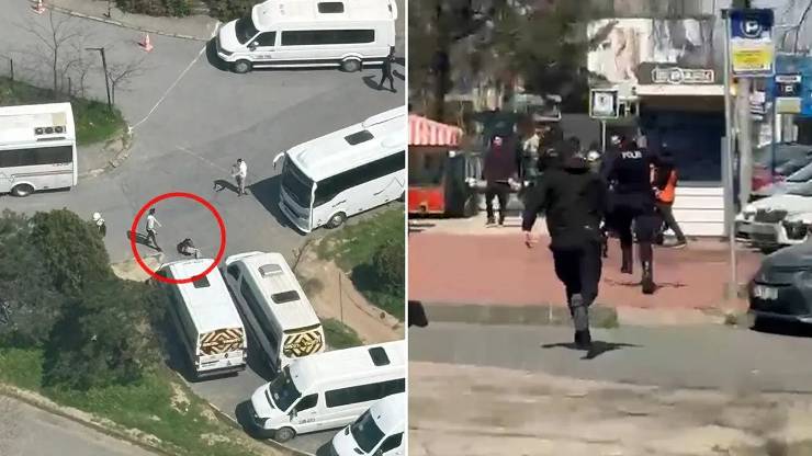 İstanbul’da İsrail Konsolosluğu Önünde Hareketli Dakikalar Çatışma Çıktı!