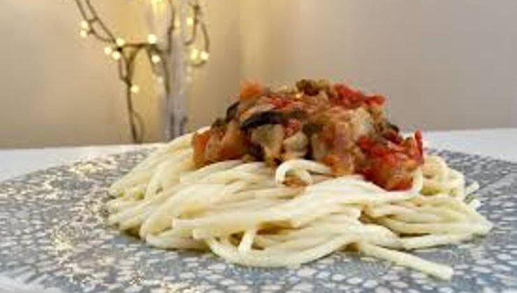 Patlıcanlı Spaghetti