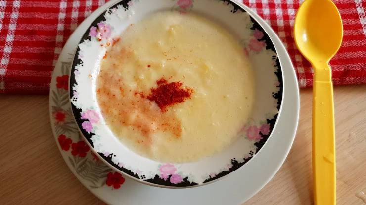 Sutereli Patates Çorbası (5 ay) Bebekler İçin