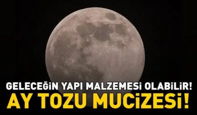 Ay tozu geleceğin yapı malzemesi olabilir