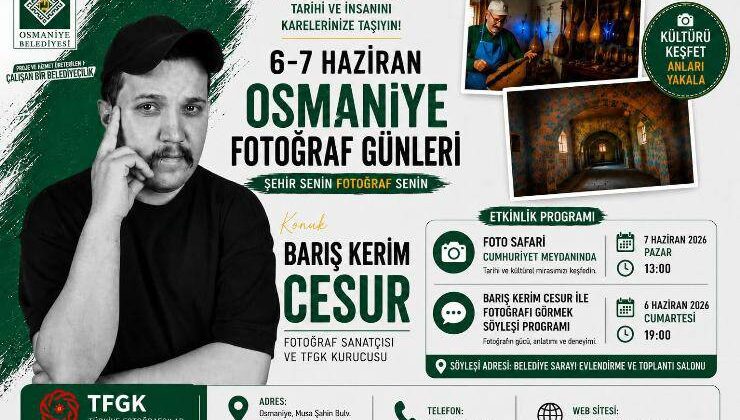 Osmaniye’de Fotoğraf Günleri Başlıyor
