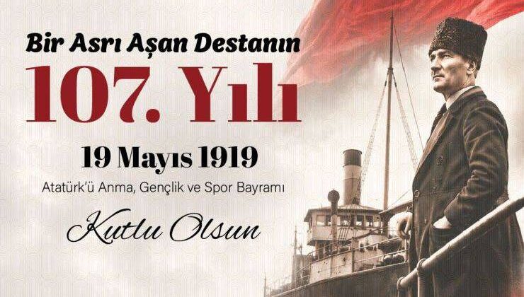 Ceyhan Kaymakamı Kurtyemez’den 19 Mayıs Mesajı: “Bir Asrı Aşan Destanın 107. Yılı”