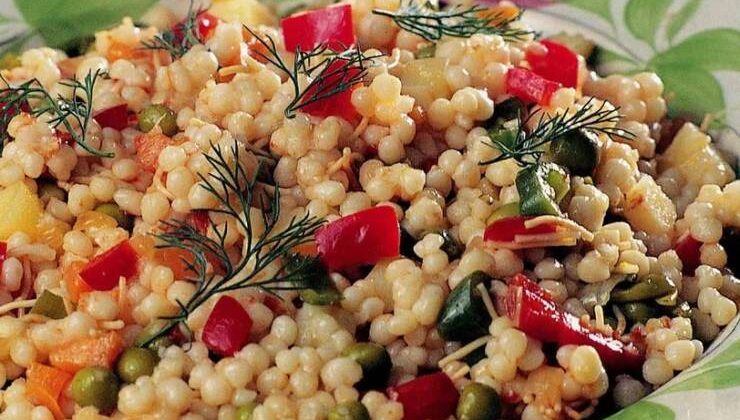 Sebzeli Kuskus Pilavı