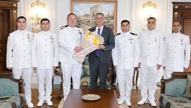 Vali Mustafa Yavuz’a Sahil Güvenlik Komutanlığının 44. KURULUŞ Yıl Dönümü Ziyareti