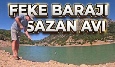 Bu Sıcakta Balık Avlamak Çılgınlık ! Feke Barajı Sazan Avı Zorlu Şartlar, Büyük Mücadele