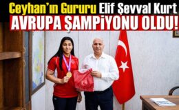 Ceyhan’ın Gururu Elif Şevval Kurt Avrupa Şampiyonu Oldu!