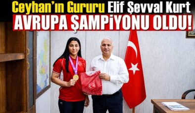 Ceyhan’ın Gururu Elif Şevval Kurt Avrupa Şampiyonu Oldu!
