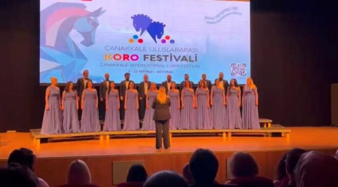 Çokfonik Koro Çanakkale’den Ödüllerle Dönüyor