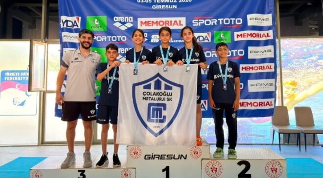 Çolakoğlu Metalurji Spor Kulübü Yüzücülerinden Gururlandıran Başarı