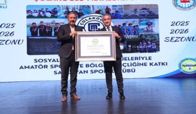 Gençliğe ve Amatör Spora Verilen Destek Ödülle Taçlandı