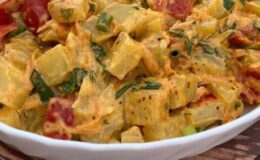 Nefis ve Gurme Kremalı Patates Salatası Tarifi