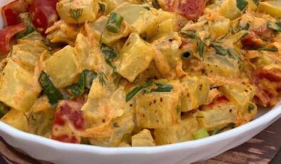 Nefis ve Gurme Kremalı Patates Salatası Tarifi