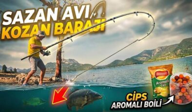 SAZAN AVI KOZAN BARAJI / MISIR CİPS AROMALI BOİLİ İŞ BAŞINDA