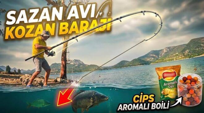 SAZAN AVI KOZAN BARAJI / MISIR CİPS AROMALI BOİLİ İŞ BAŞINDA