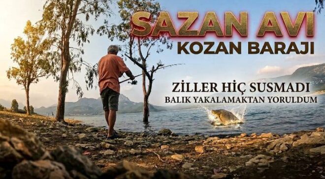 Sazan Avı Ziller Hiç Susmadı – Çok Balık Yakaladım Çooook