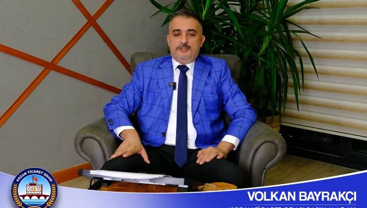 Haftanın Konuğu Kozan Ticaret Odası Başkan Adayı Volkan Bayrakçı