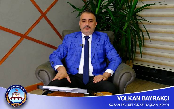 Haftanın Konuğu Kozan Ticaret Odası Başkan Adayı Volkan Bayrakçı