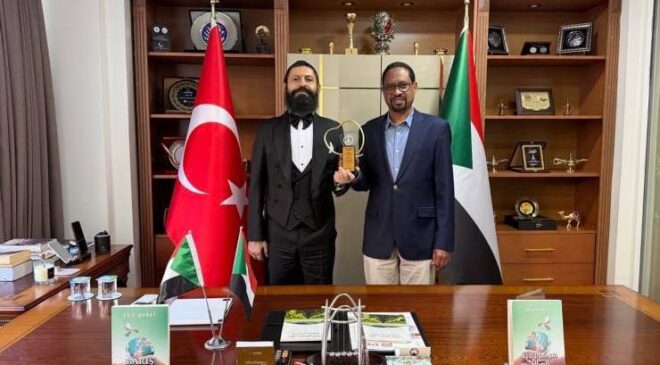 Akif Manaf’a “Sudan-Türkiye Barış Ödülü” Verildi