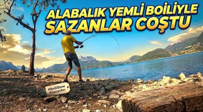 KOZAN BARAJINDA KÜÇÜK SAZANLARIN TATLI İSTİLASI! | Alabalık Peletli Soft Boilie İle Av