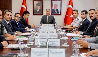 Orman Yangınları İle Mücadele Toplantısı Vali Mustafa Yavuz’un Başkanlığında Yapıldı