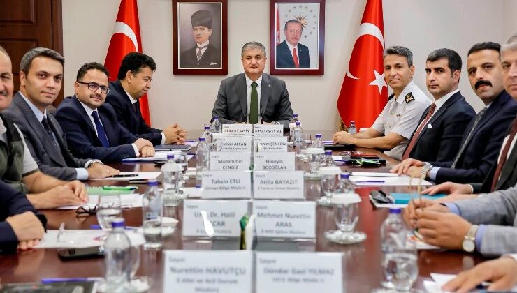 Orman Yangınları İle Mücadele Toplantısı Vali Mustafa Yavuz’un Başkanlığında Yapıldı