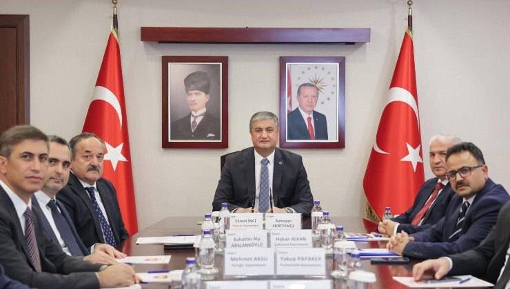 Vali Mustafa Yavuz 15 İlçe Kaymakamı İle Bir Araya Geldi