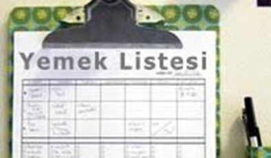 Gruplandırılmış Yemek Listeleri ve Menü Planlama
