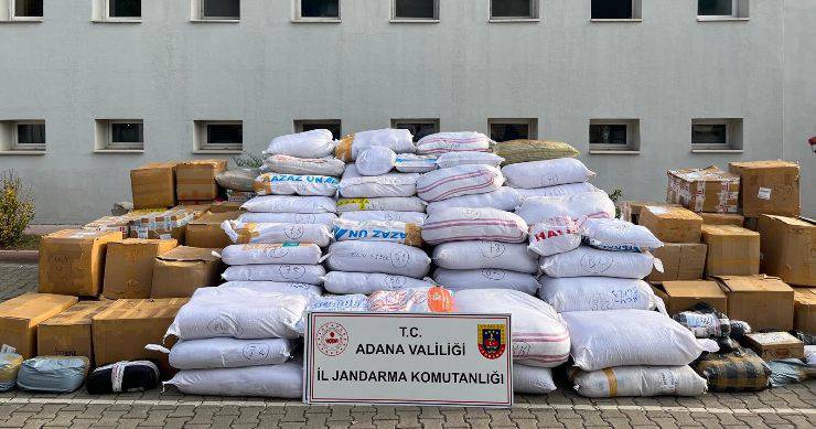 Adana’da 18 Milyon TL Değerinde Kaçak Tütün Ele Geçirildi