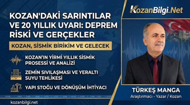 Kozan’ın Yirmi Yıllık Uyarısı Ve Acı Gerçek: Sismik Birikim Kapıda Mı?