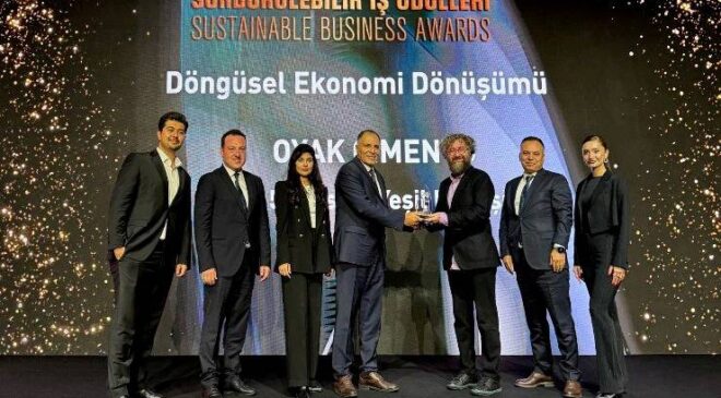OYAK Çimento’ya “Döngüsel Ekonomi Dönüşümü” Ödülü